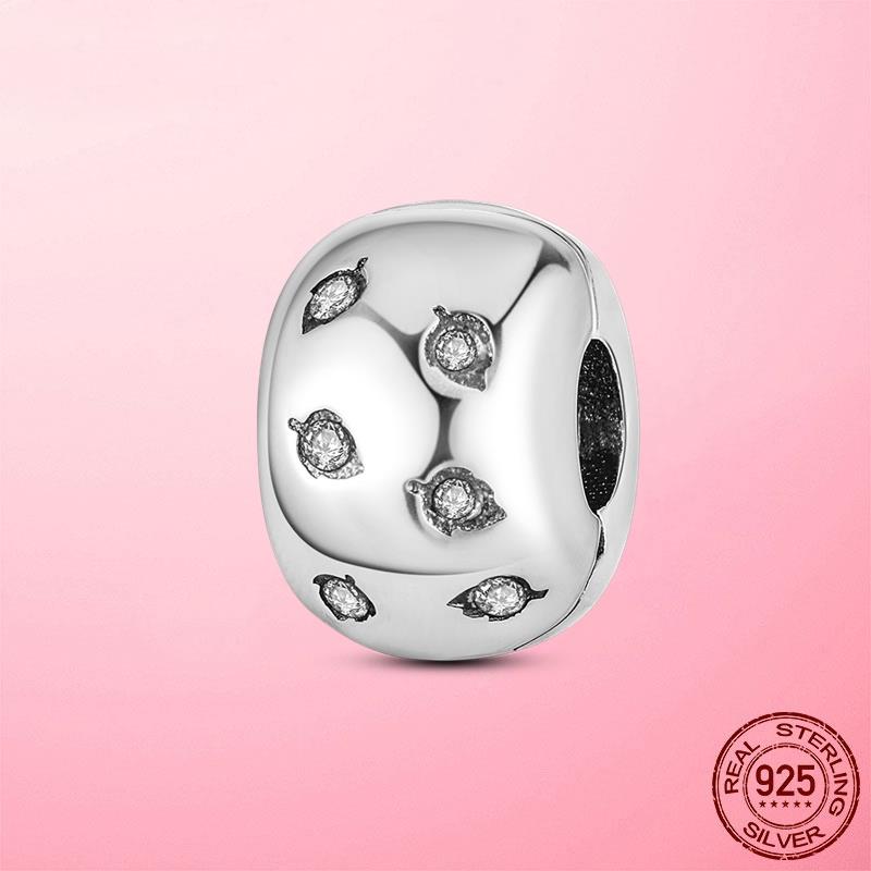 Застежка-зажим, цепочка-зажим из серебра 925 пробы, подвески-звездочки, бусины-стопоры, оригинальный браслет dora, оригинальные украшения своими руками