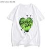Музыка G-green Day Футболки рок-группы Унисекс Футболки унисекс из 100% хлопка Красивые футболки Unisexga Графическое чувство дизайна Aldult LOOSE