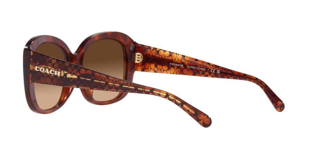 Sunglasses HC8363U CH564 CARAMEL TORTOISE GRADIENT Lens 56 [Coach] Frame/BROWN