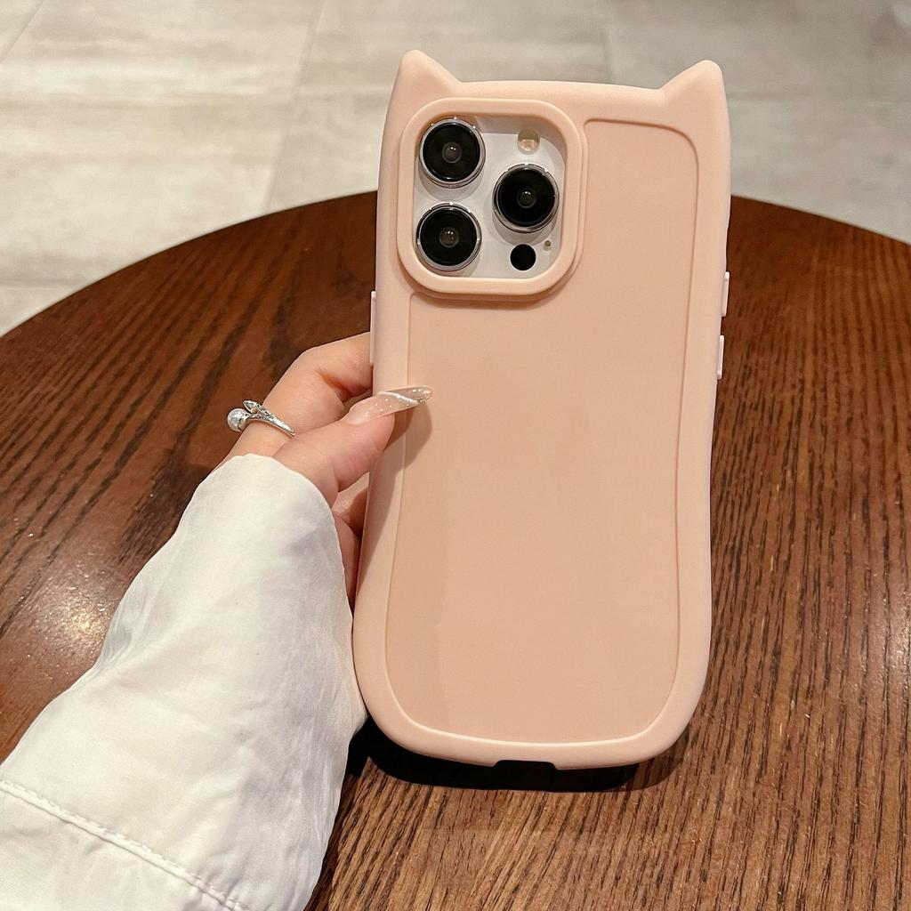 Кошачьи ушки Простые и Продвинутые Подходят для чехла для мобильного телефона Apple 11 Защитный чехол для iPhone15promax 14pro13 12