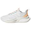 Alphabounce+ Шнуровка Нескользящие Низкие Повседневные Кроссовки для Бега Женские Кроссовки Белый Оранжевый IF6033