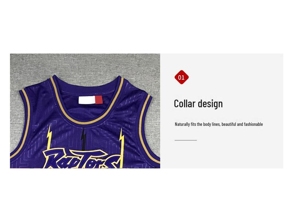 Лимитированная баскетбольная майка Raptors Год Крысы: Картер #15 и МакГрэди #1