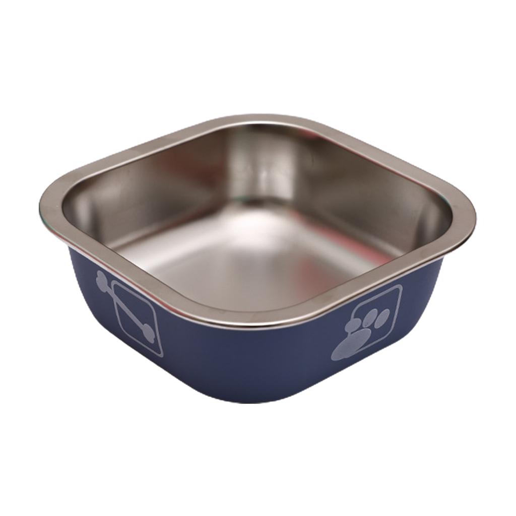 Миска для собак из нержавеющей стали, миска для кошек, миска для домашних животных, противоскользящая миска для собак, миска для кормления кошек, миска для воды для собак, портативная миска для кормления домашних животных