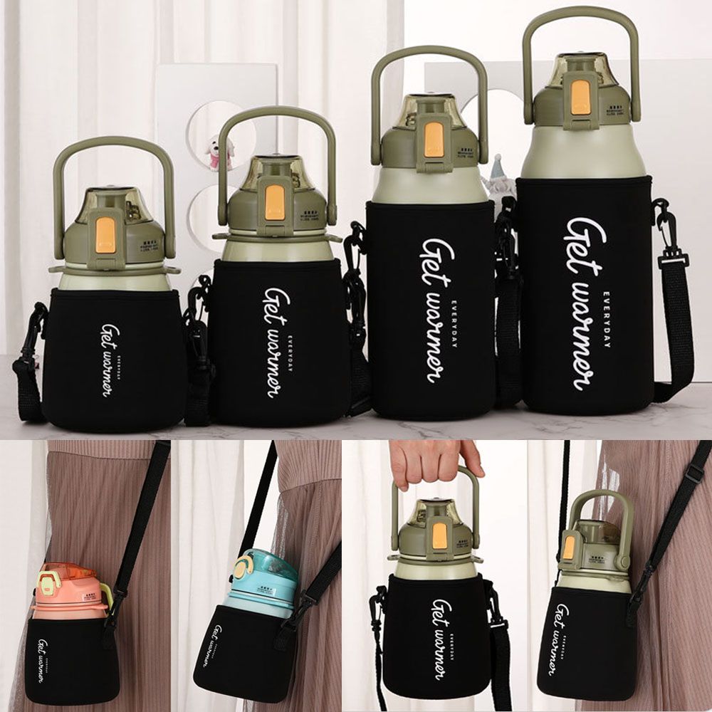 Sport Pouch With Strap Portable Vacuum Cup Sleeve Cup Sleeve Water Bottle Case Water Bottle Cover
