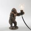 Настольная лампа из смолы King Kong Gorilla Explosions Ночной светильник для дома Креативные поделки Настольная лампа с изображением животных Настольный светильник для спальни