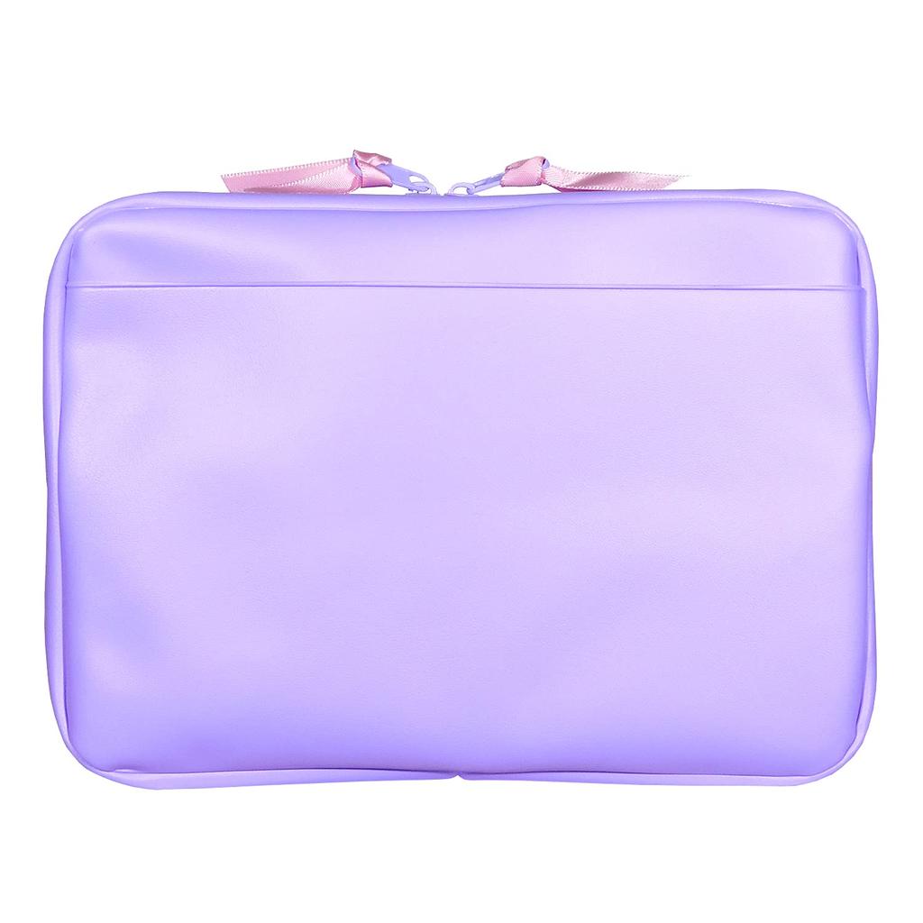 Barbapapa Greeting Life Window Pouch M Size Purple BBZ-251