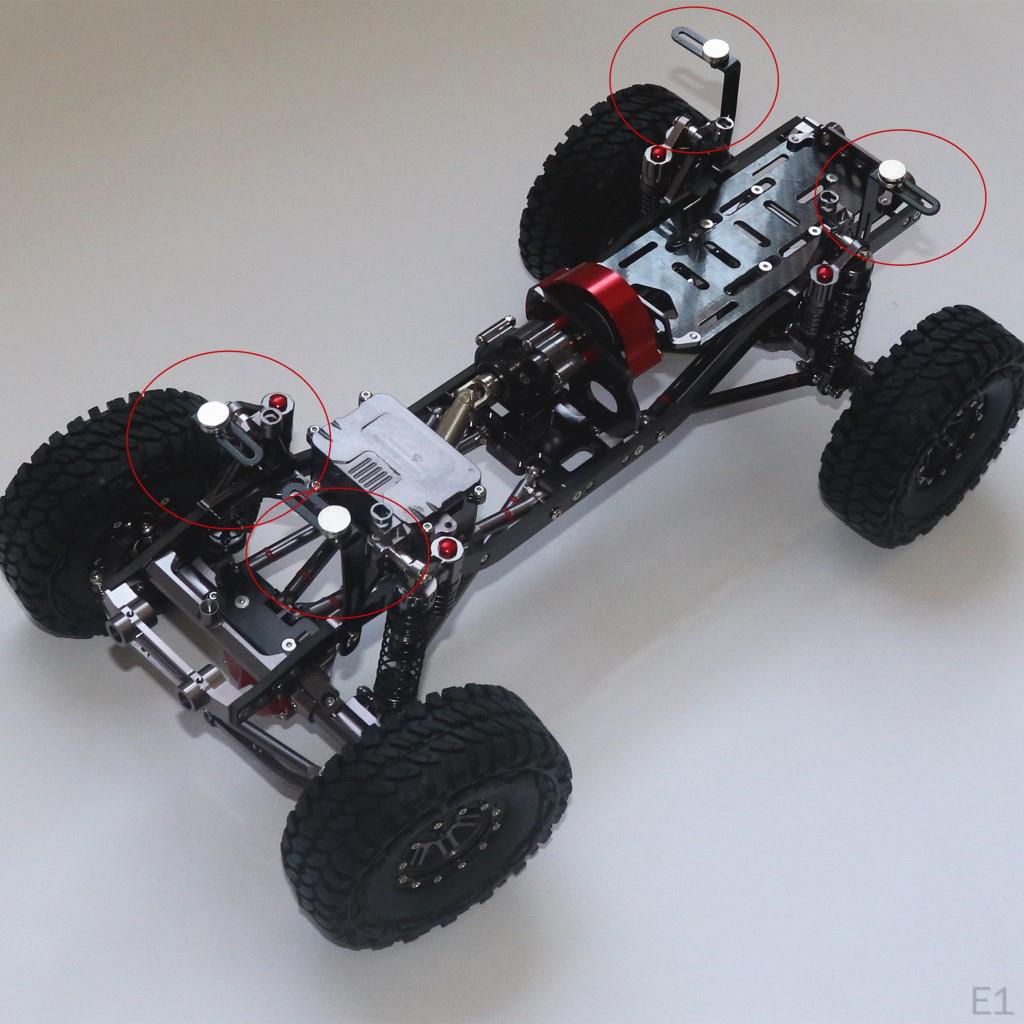 4x Bracket Assembled :10 RC Crawler Cars Games Hobbies