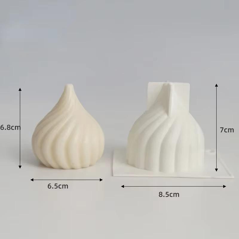 3D форма для луковиц из силикона для изготовления свечей из соевого воска своими руками, для ароматерапии, для мыла ручной работы, форма для гипса, для украшения торта