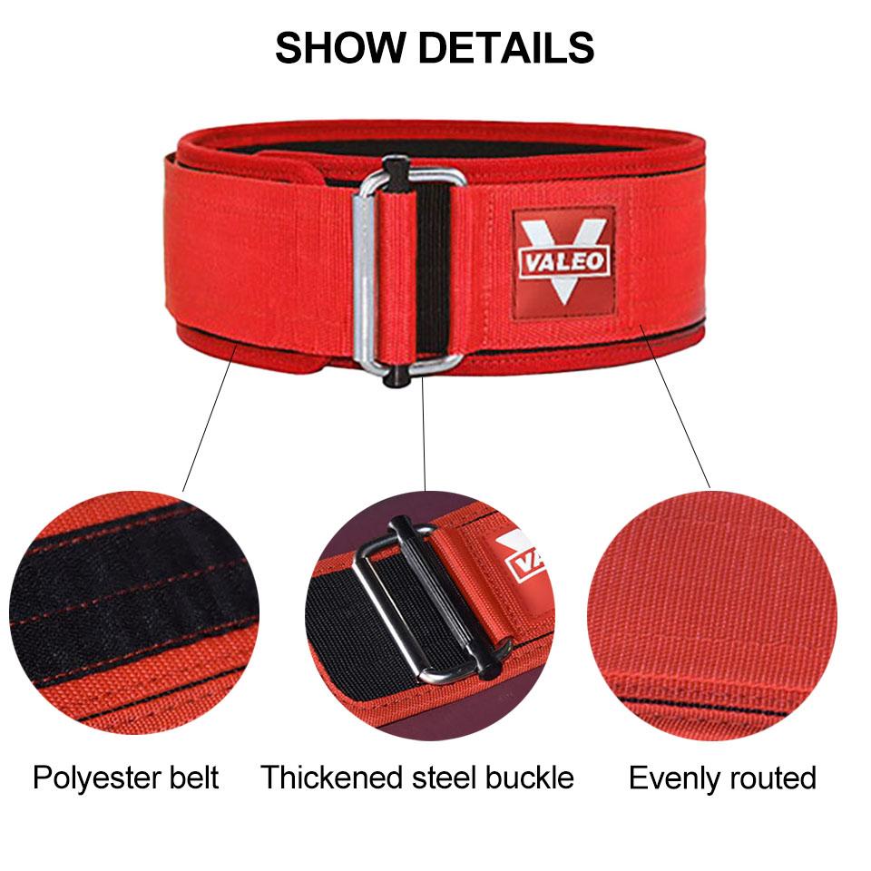 Gobygo Fitness Weightlifting Belt Squat Pull-Up Adjustable Lumbar Support Metal Buckle Cross Training Gym Strength Lifting