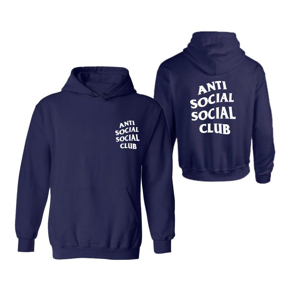 Худи унисекс Anti Social Social Club Новое с длинным рукавом Худи Свитшот