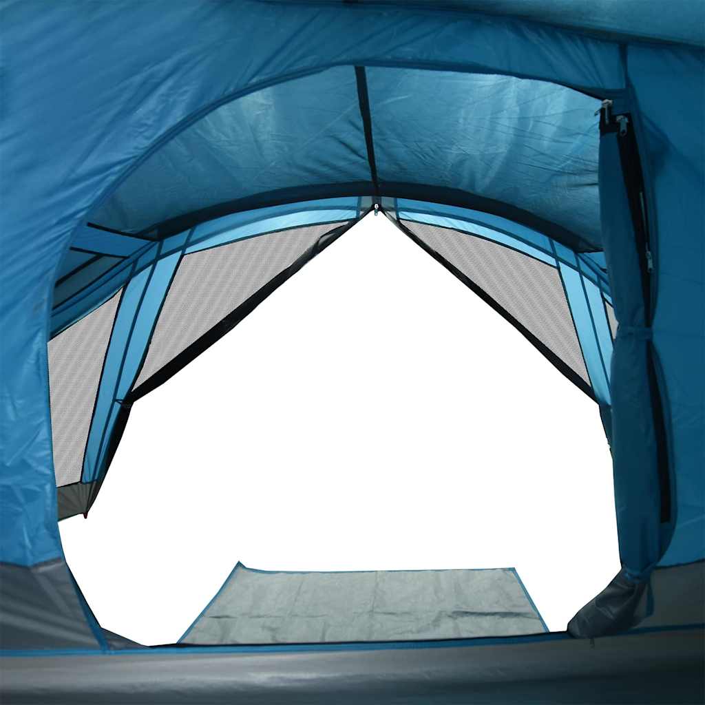 Family Tent for 6 Persons Blue Waterproof