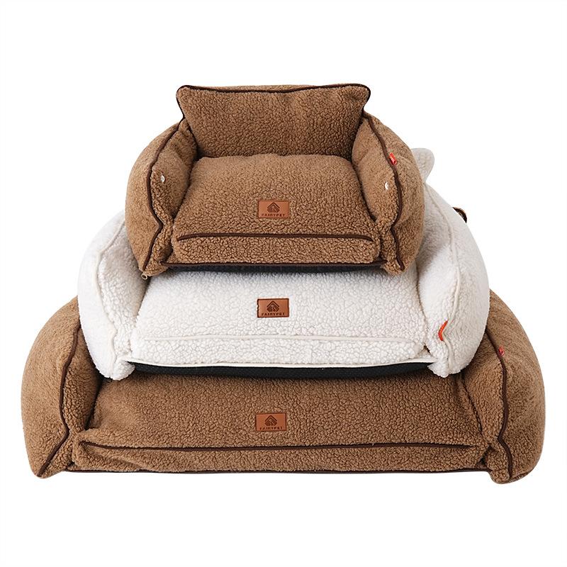Pet Sofa for Dogs Cats Winter Warm Cat Bed Nest Dog Sleeping Mat Removable Washable Pet Supplies All-season Universal Kennels