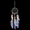 Girl's Heart Soft Room Purple and White Finished Wind Chime Dream Catcher Net Hanging Decoration Gift Birthday Gift