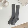 Socks Pure Cotton Calf Socks Pressure Thin High Stockings Cotton Double Needle Boneless Stacking Socks