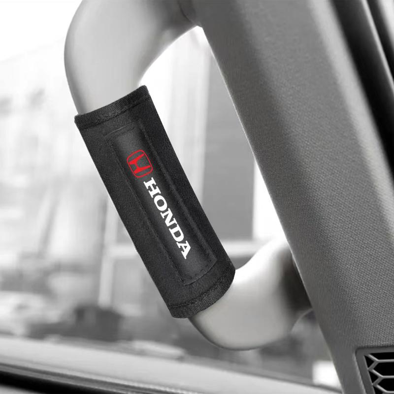 4 шт. Автомобильные перчатки-ручки для крыши, подлокотника, защитные чехлы, аксессуары для Honda Mugen Power Honda Civic Accord CRV Hrv Jazz