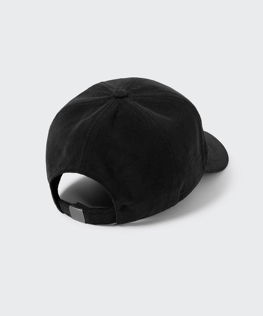 MUSINSA STANDARD 16W Corduroy Oversized Ball Cap [Black]