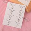 Mixed Rhinestone Stickers Fashion Eyeliner  Decals Disposable Tattoo Stickers  Women