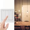 WiFi умный пульт дистанционного управления настенный сенсорный выключатель света для голосового управления Google Home EU 100-250 В