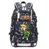 Рюкзак с принтом Zelda Zelda, наружный USB-порт, большая вместимость, дорожный рюкзак