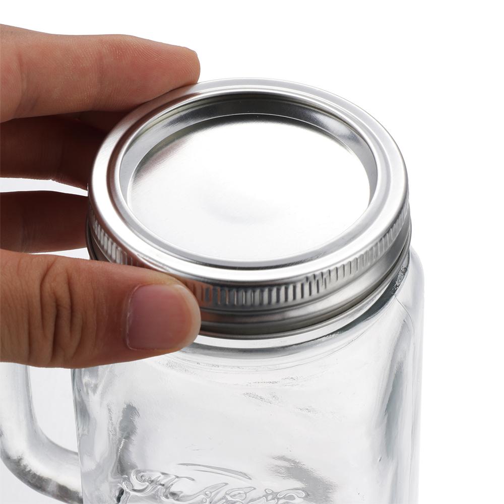 Leak-Proof Tinplate Bottles Lid Kitchen & Dining Mason Jar Lid Canning Lids Storage Bands Jar Caps
