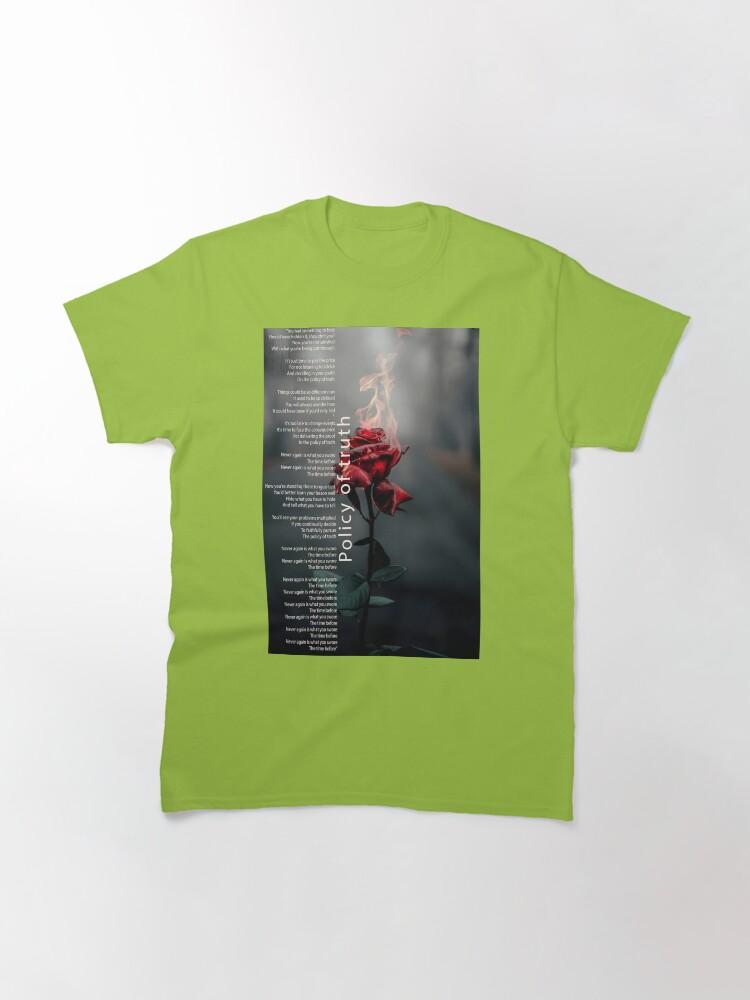 Policy of truth Depeche Mode album Violator Red rose Classic T-Shirt
