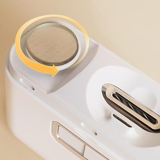 Электрическая машинка для стрижки ногтей, 2-скоростная стрижка и шлифовка ногтей, автоматическая машинка для стрижки ногтей 2-в-1, регулируемый триммер для ногтей