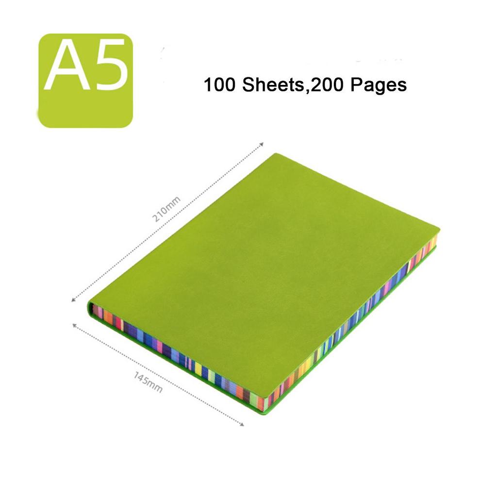 (Возможна гравировка логотипа) Цветной студенческий блокнот формата А6/А5/В5, кожаный деловой блокнот, журнал встреч, дневник, внутренняя страница с подкладкой, справочник