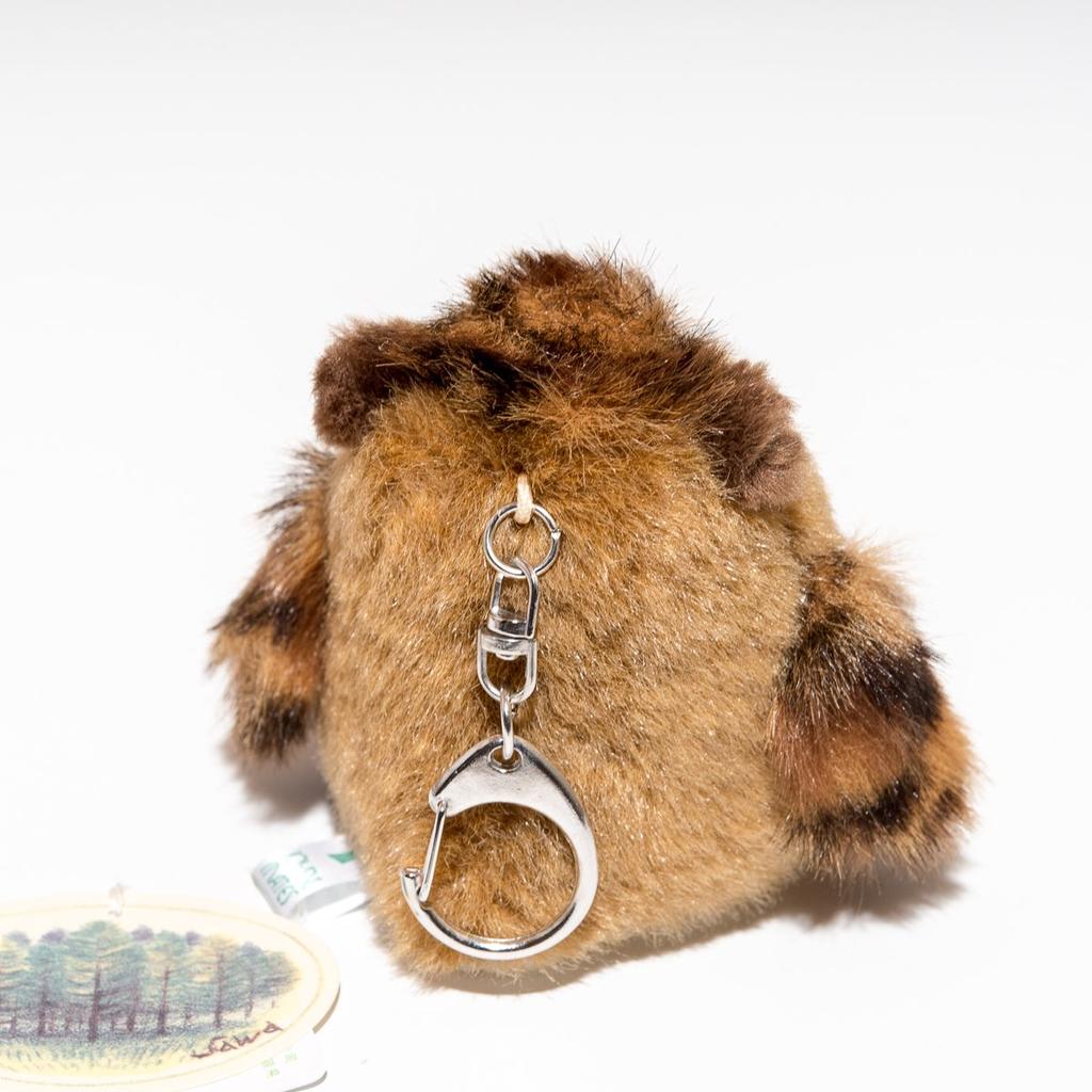 Takenoko Petit Forest Friends Keychain Owl Brown Plush Toy 68123