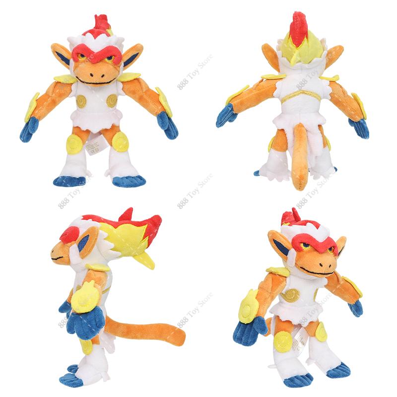 Plush Shiny Mega Lucario Clodsire Infernape Hoppip Paldean Wooper Anime Stuffed Doll Soft Animal Plushies Gift for Kids