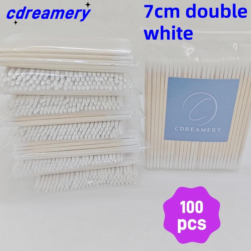 100/2400/5000pcs Double Side Wood Cotton Swab Eyelash Sticks Cleaning Swabs Nails Ear Toothpicks Tattoo clean,Tattoo Accessories