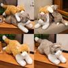 Cute Realistic Cat Plush Toy Ornament Pillow Playroom Decor Present Birthday