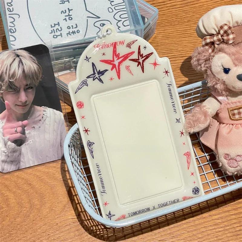 Оригинальный Дизайн Электролитическое Покрытие Пластиковая Рамка Kpop Фотоальбом Креативный Держатель Фотокарточек Идолов для Карточек 3 Дюйма Оптовая Продажа 2025