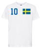 Детская футболка Youth Designz Sweden с желаемым именем + номером, футболка Чемпионат мира Чемпионат Европы, веселая