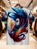Men's Printed T-Shirt - Philippines Flag Bird Design Ultra Soft & Comfortable, Trendy Streetwear