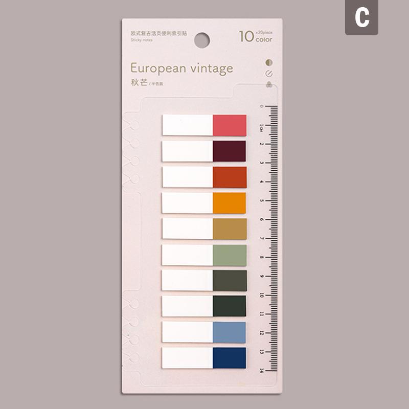 Label Office Supplies Bookmark Paster Sticker Sticky Notes Index Flags Memo Pad