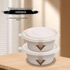 Eco-friendly 900ml Round Biodegradable Meal Boxes