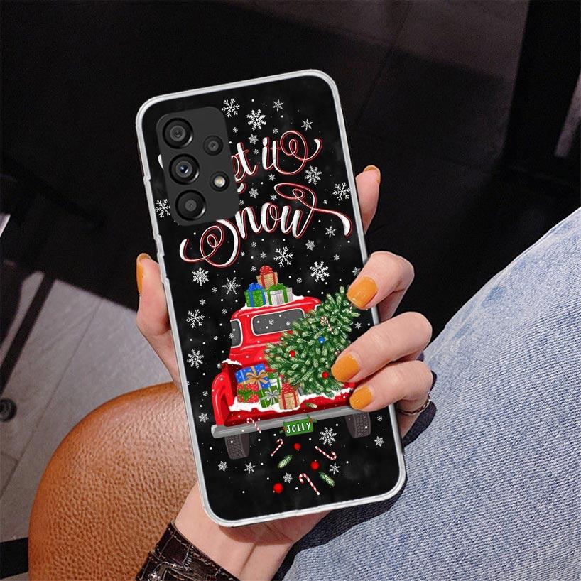 Merry Christmas Tree Snow Phone Case For Samsung Galaxy A17 A16 A15 A14 A13 A57 A56 A55 A54 A53 A37 A36 A35 A34 A33 A26 A25 A24