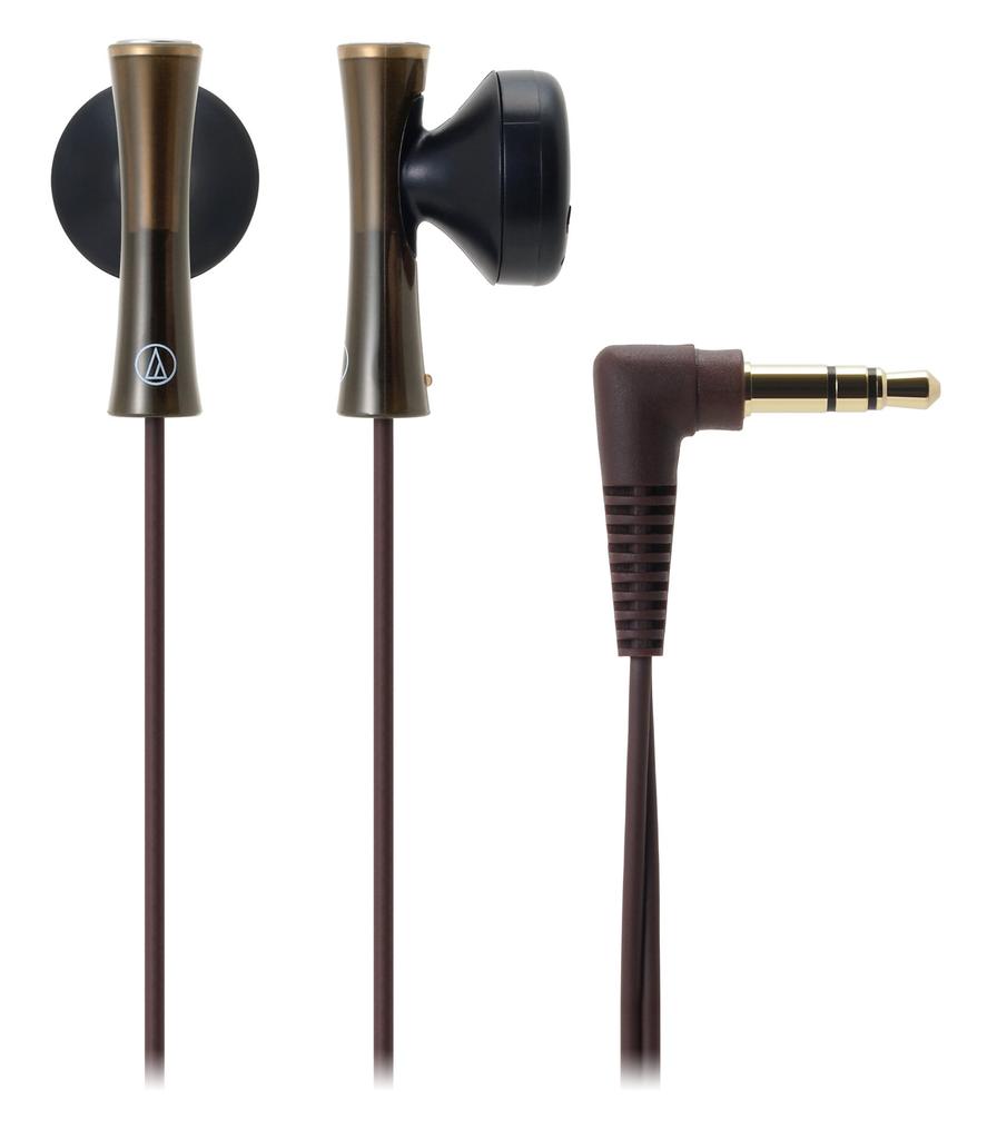 Наушники Audio Technica JUICY, внутренние вкладыши, коричневые, BW ATH-J100