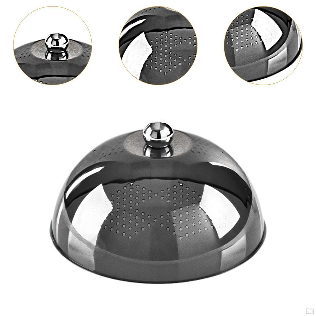 Крышка для десерта с маслом, крышка для еды, верхняя ручка, многоразовая купольная тарелка для торта, для тарелок на открытом воздухе