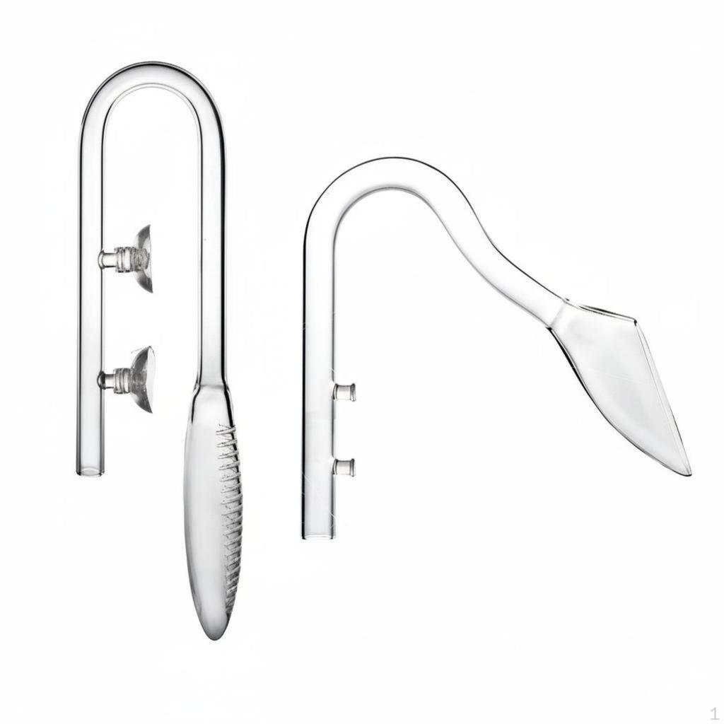 Стеклянная трубка Lily Pipe Улучшает циркуляцию воды Аквариум Вход Выход Кристально чистый