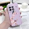 Peach Butterfly Phone Case For Oneplus 13 13R 12 12R 11 11R 10 10R 10T 9R 9RT 9 8T 8 7 7T Pro 5G Liquid Silicone Cover
