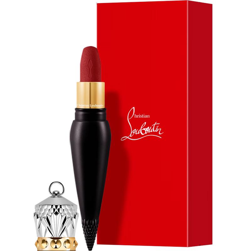 Матовая вельветовая помада Christian Louboutin