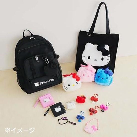 Держатель для ключей Sanrio с лентой (Я люблю Хеллоу Китти) Китти Красный 421154