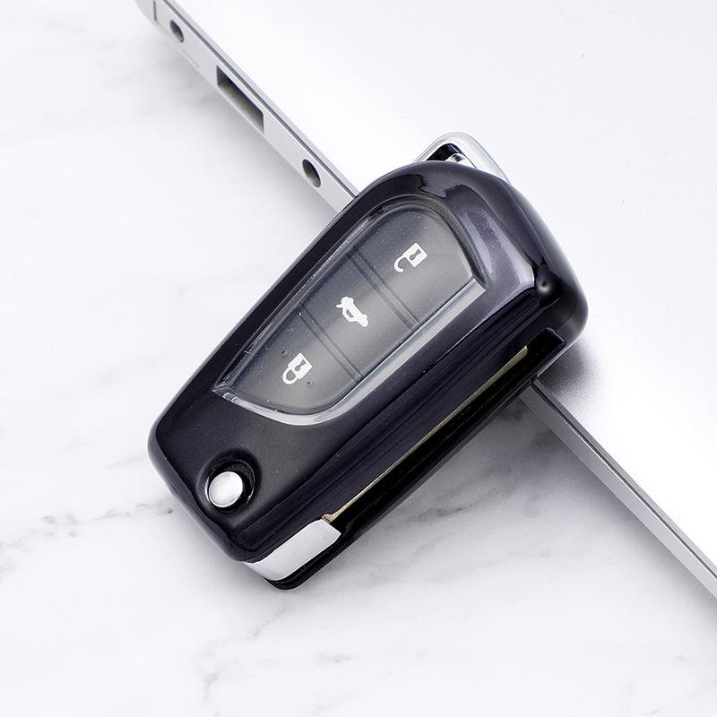 TPU Soft Rubber Key Shell for Toyota Levin, Corolla, Camry, RAV4, Rongfang, Reiz