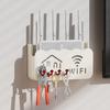Настенный ящик для хранения роутера с крючком Устойчивая полка для Wi-Fi роутера Беспроводной WIFI Кронштейн для ТВ-приставки Держатель-органайзер для удлинителя
