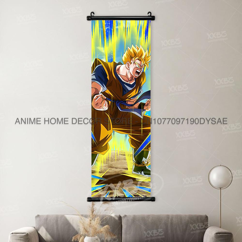 Постеры Dragon Ball Рикум Аниме Картинки Капитан Гинью Свитки Картины Маджин Бу Уличные Арт Готенкс Домашний Декор Гоку Обои