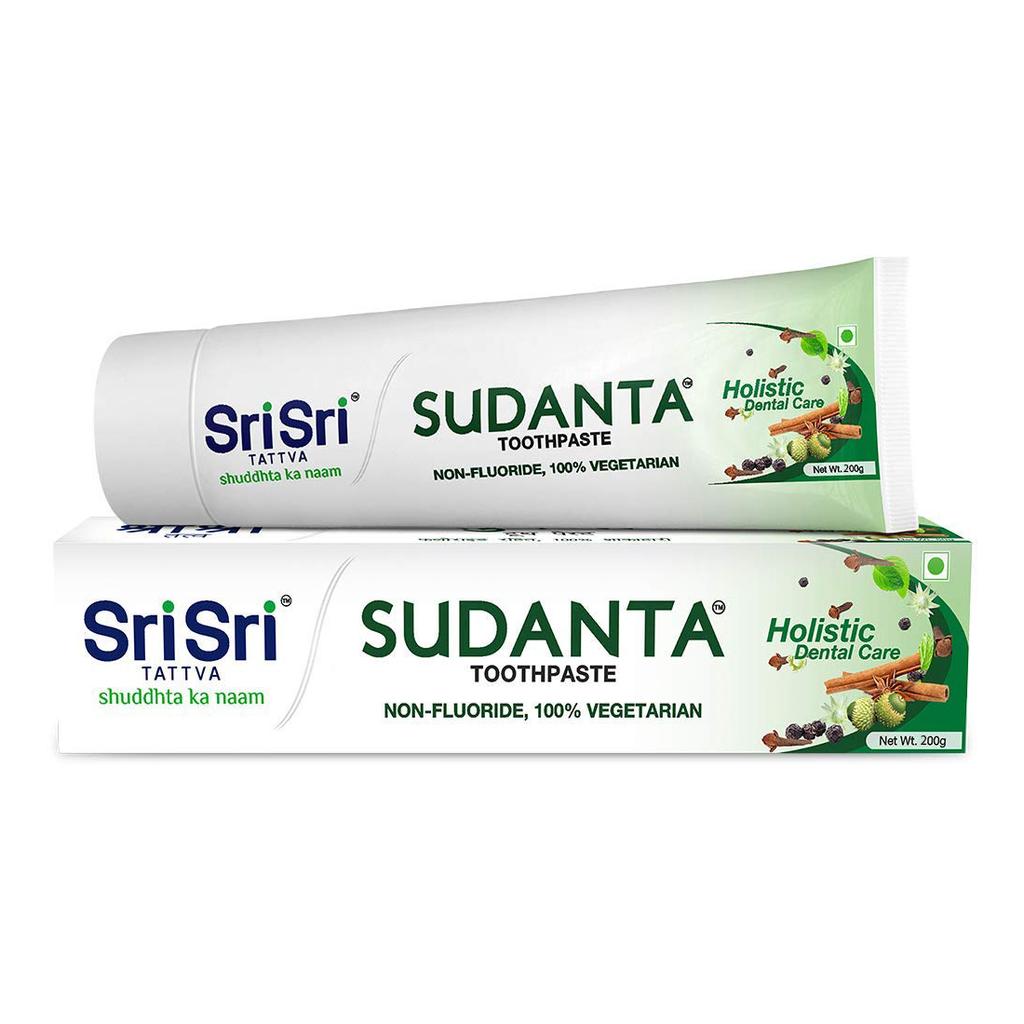 Натуральная зубная паста Суданта (200 г), Sudanta Toothpaste, Sri Sri Tattva