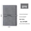 A5 Business Card Holder Notebook with PU Leather Cover and Buckle - Custom Logo Gift Set