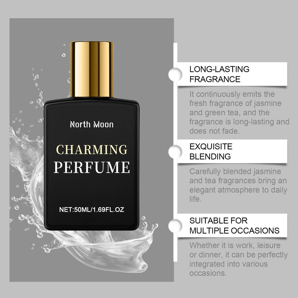 Pheromone Perfume Jasmine Female Pheromone Perfume Elegant Women's Perfume  Innocent Perfume50ML
