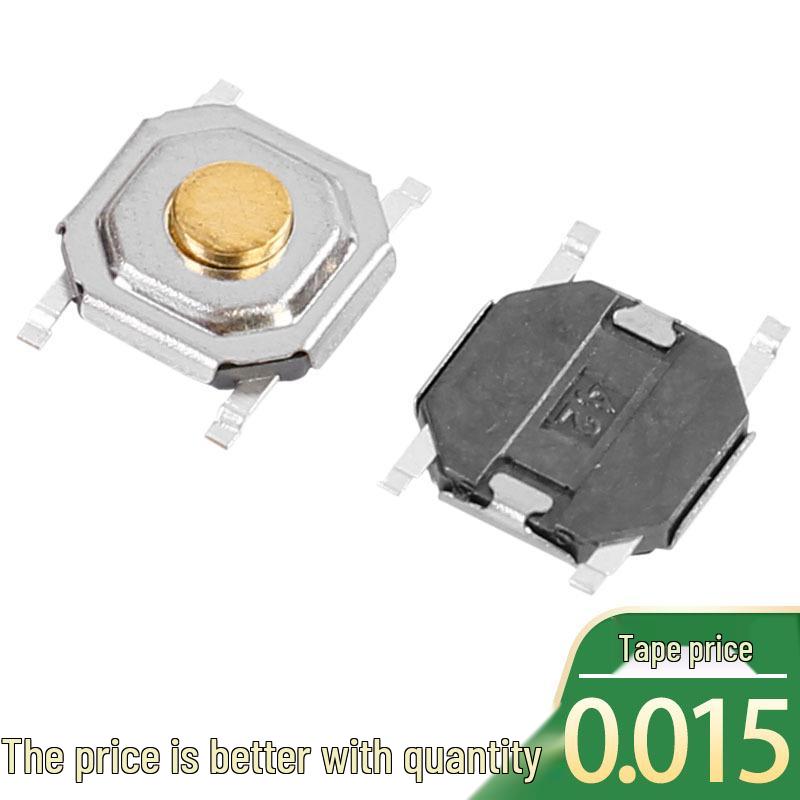 4.5x4.5x10mm SMD Tactile Switch, 4mm 4.5x4.5x4.3 mm Key Switch